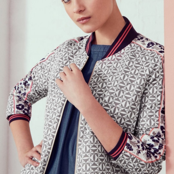 Ted Baker Jackets & Blazers - Ted Baker London Geo Print Bomber Jacket Size 2